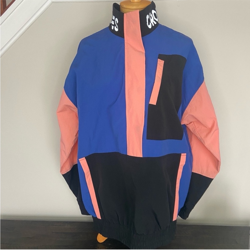 Crooked Tongues Women's Color Block Tracksuit Jacket XS